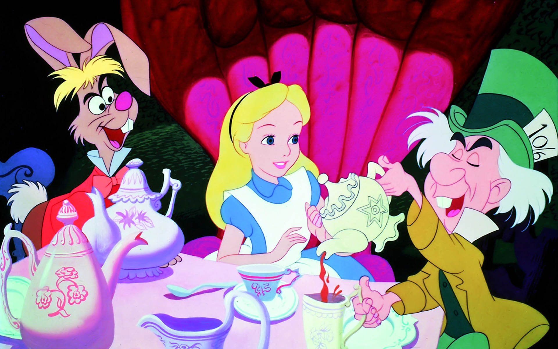 Alice In Wonderland Cartoon HD Desktop Background All