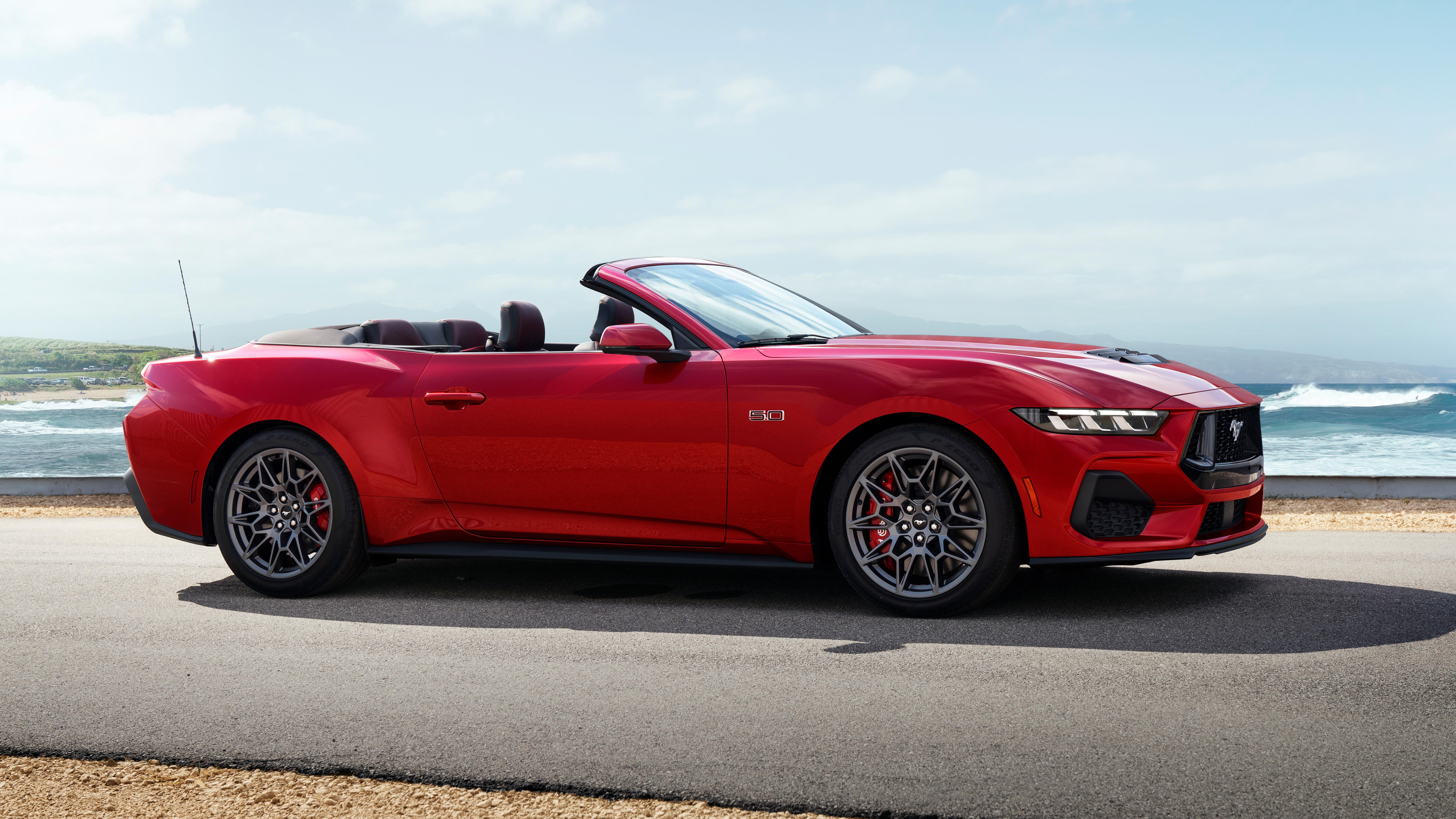 Ford Mustang Gt Convertible 4k 8k Wallpaper HD Car