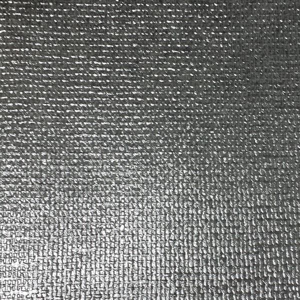 Ziba Silver Metallic Woven Texture Modern Wallpaper By