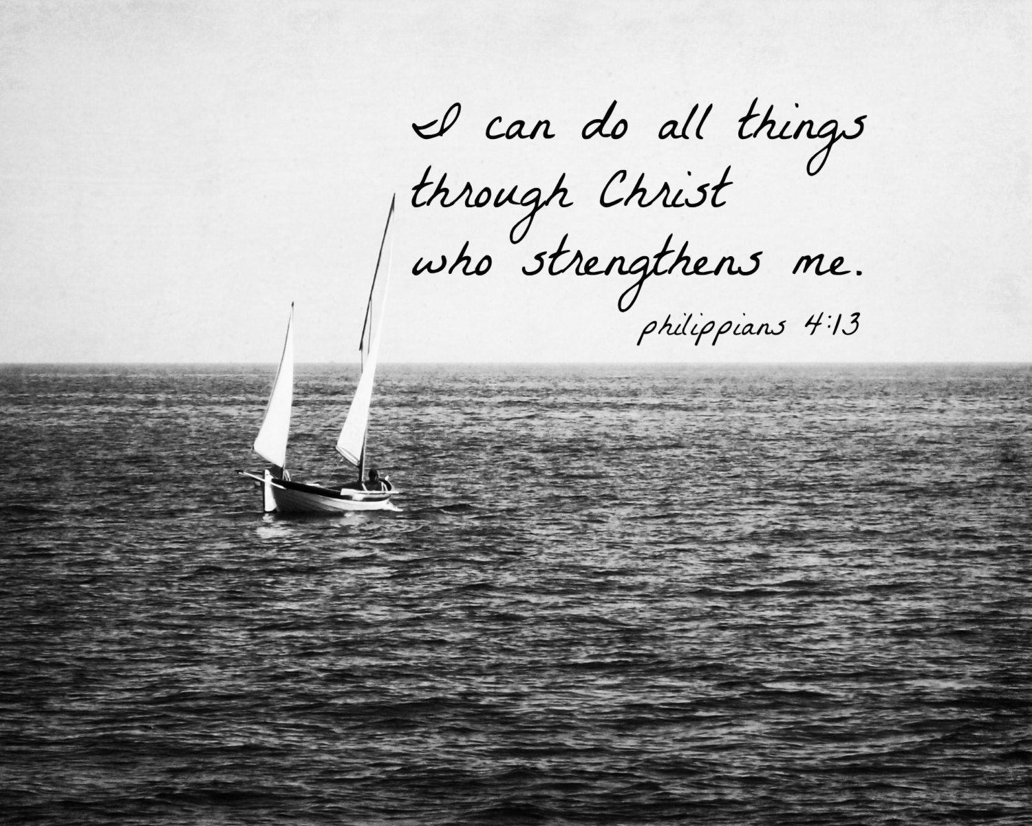 Philippians Christ Who Strengthens Me Wallpaper Christian