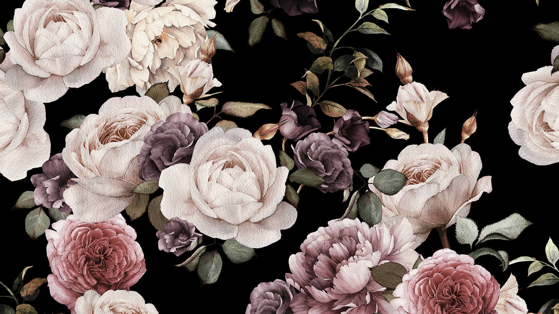 Black White And Pink Background Wallpaper