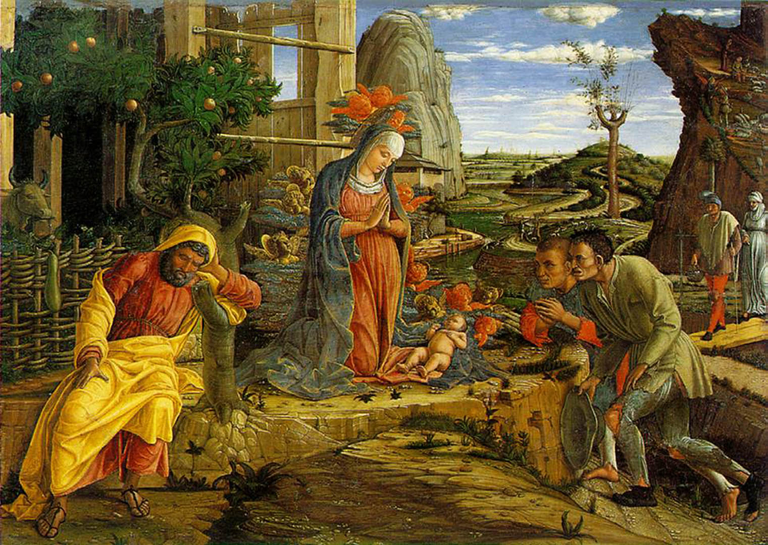 Shepherds Italian Renaissance Andrea Mantegna Art Wallpaper Picture