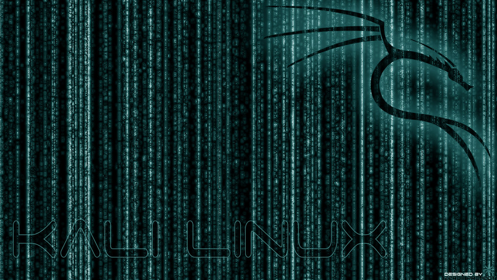 Kali Linux BackTrack Wallpaper Cyan v2 by ZeroxProject on