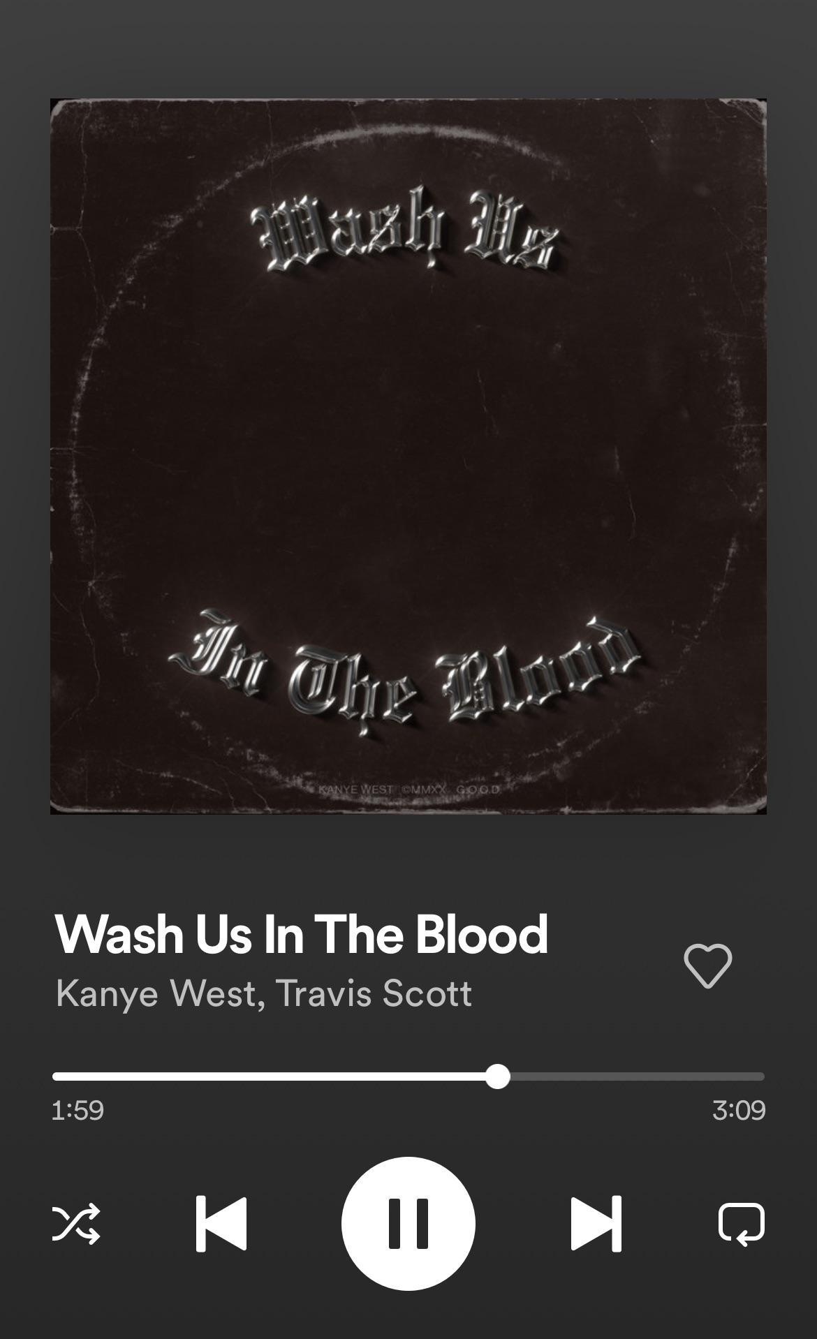 No One Talks About How Good Wash Us In The Blood Is R Kanye