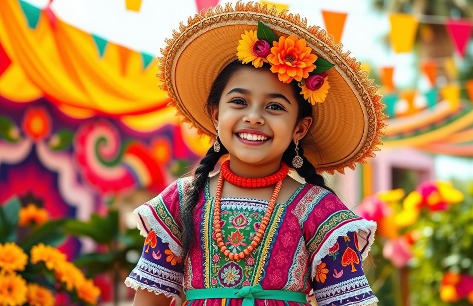 Mexican Girl Wallpaper