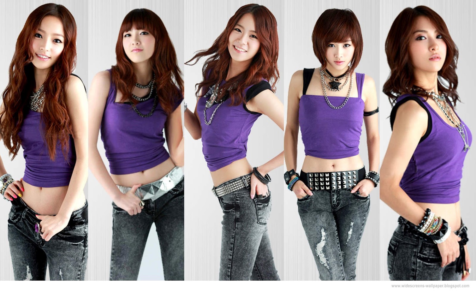 Wallpaper Asian Girls Band South Korean