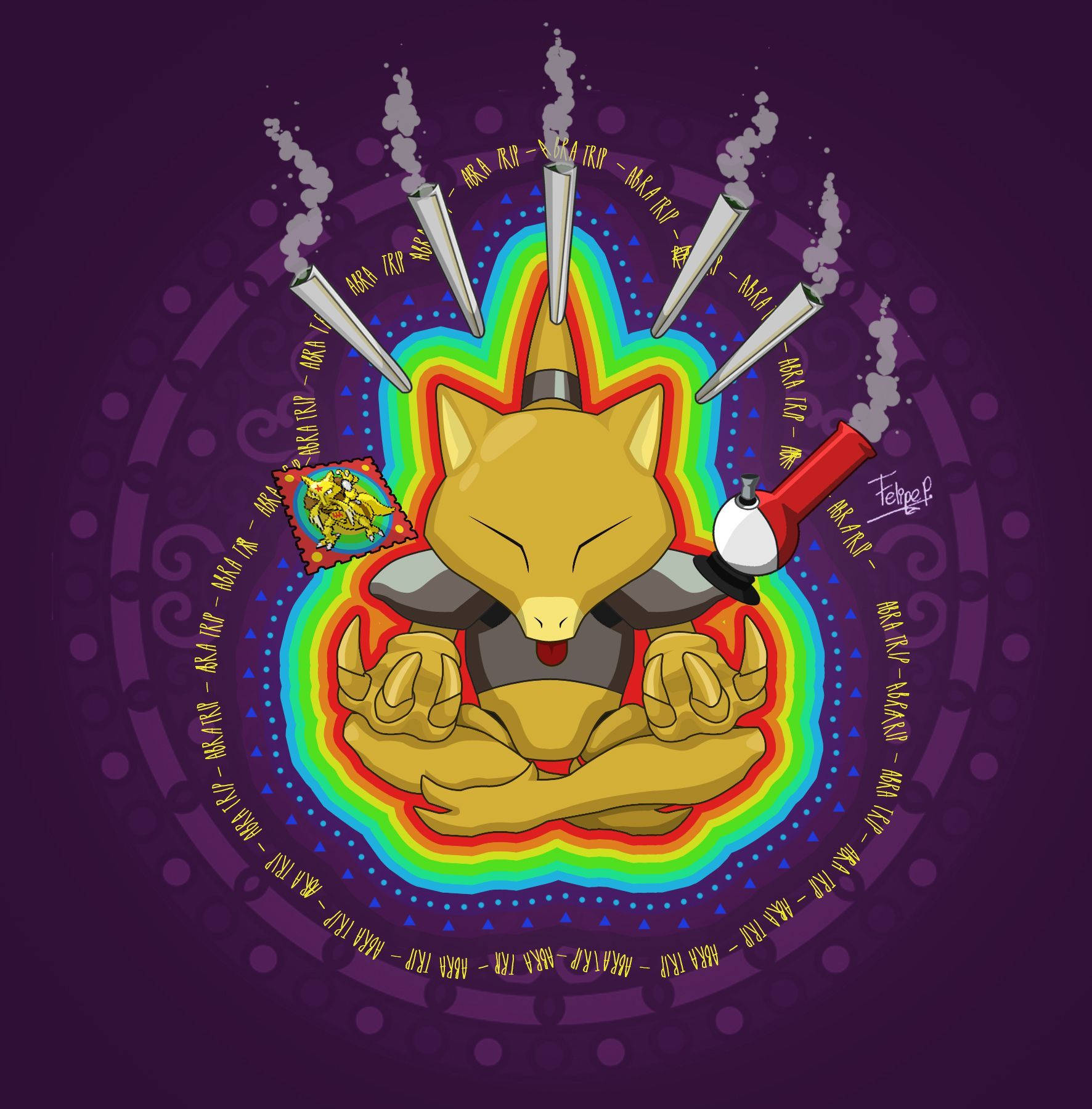 Smoking Weed Wallpaper