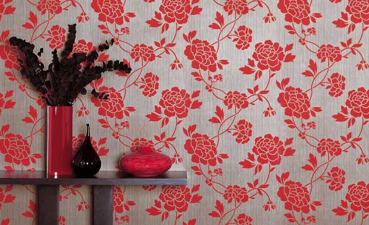 Walls Wallpaper Inspiration Red And Pink