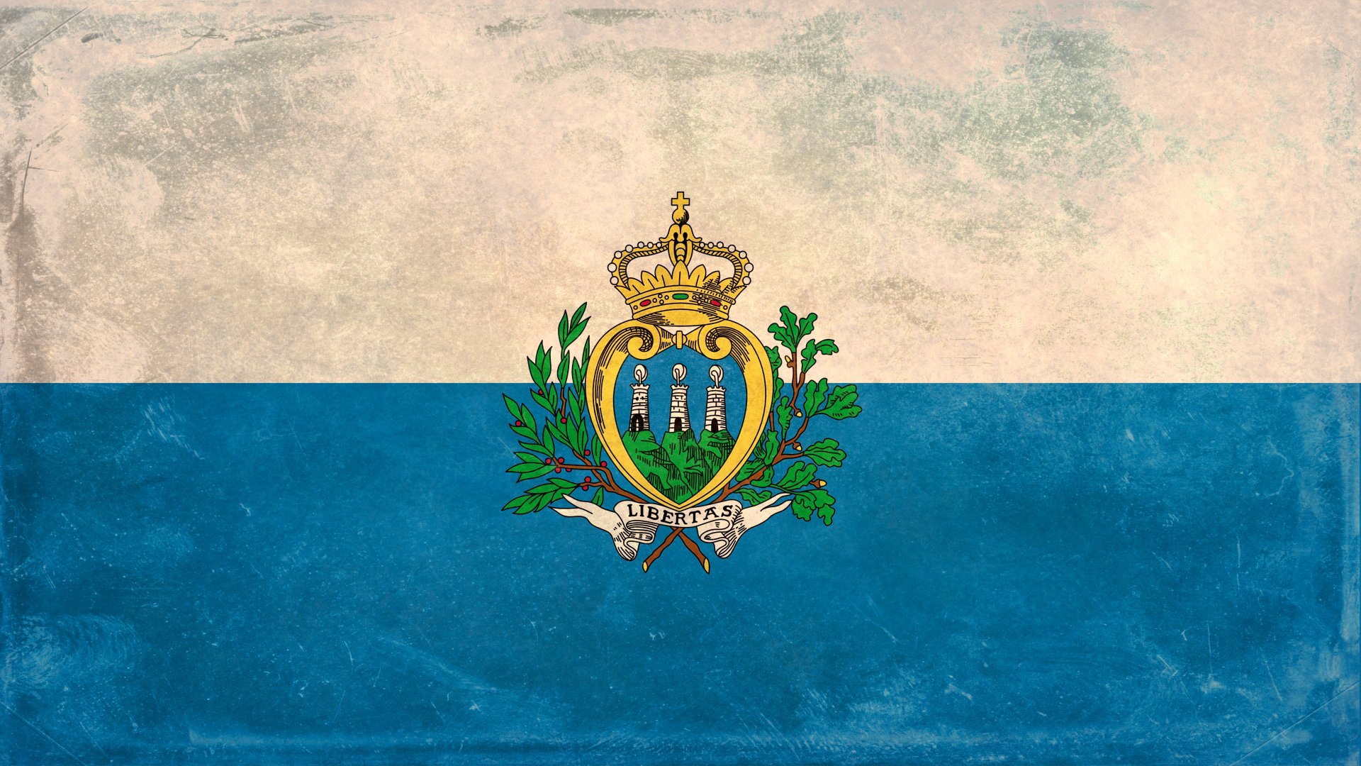 San Marino Flag Textures HD Wallpaper