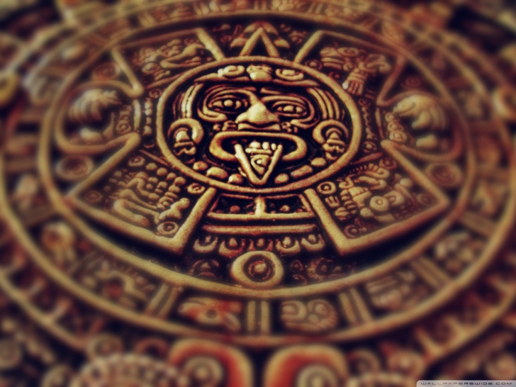 Aztec Calendar Stone Wallpaper High Quality