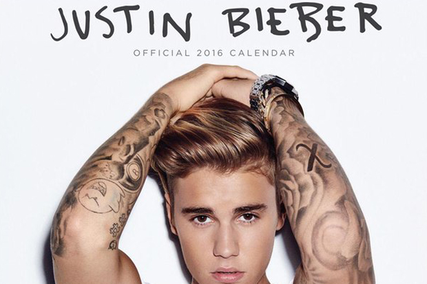 Justin Bieber Pres Official Calendar Brooding