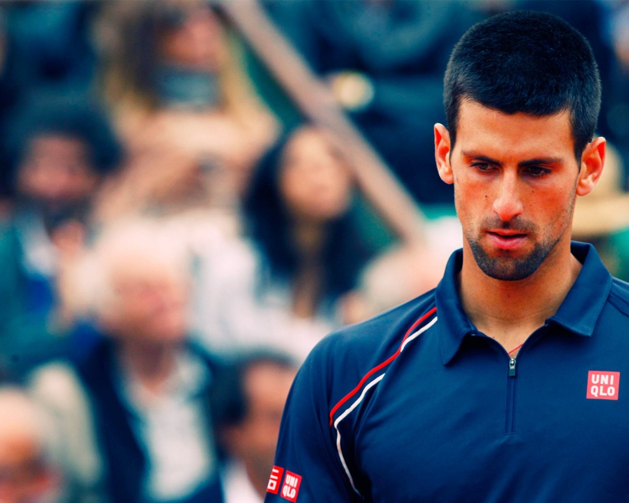 Tennis Player Novak Djokovic Widescreen HD Wallpaper
