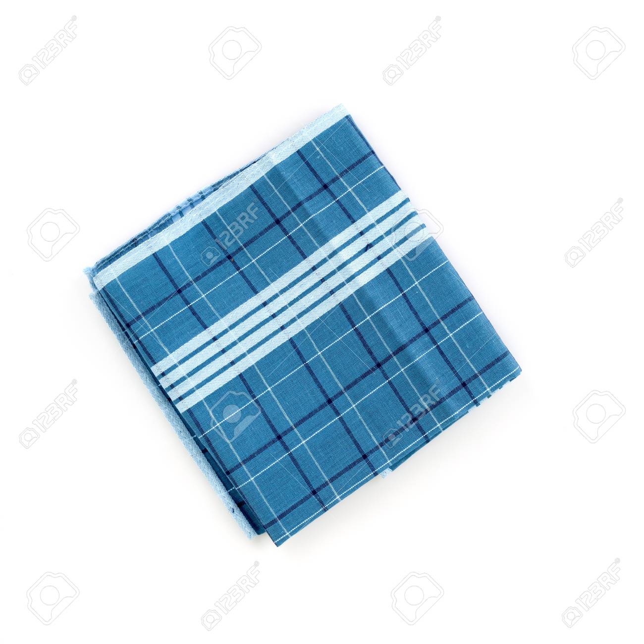 Close Up Of Handkerchief On White Background Stock Photo Picture