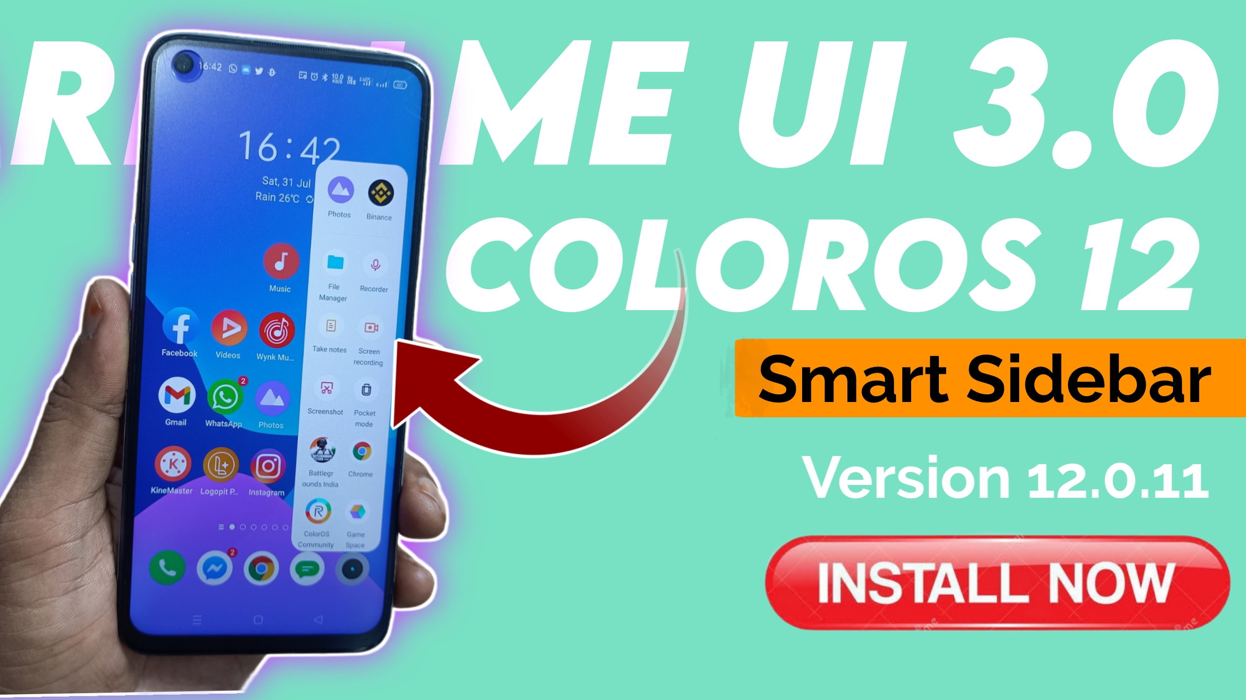 Realme Ui Coloros Smart Sidebar Install Now