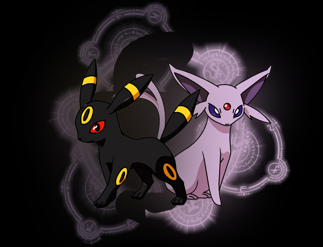 Espeon And Umbreon By Reno Fan Girl