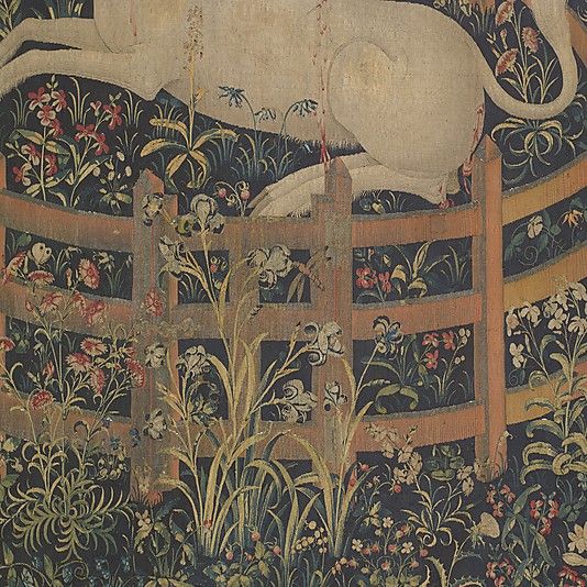 The Unicorn In Captivity From Tapestries