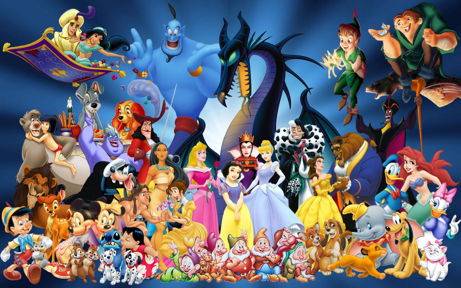 Wallpaper Fond D Cran Disney Tous Les Personnages Le De