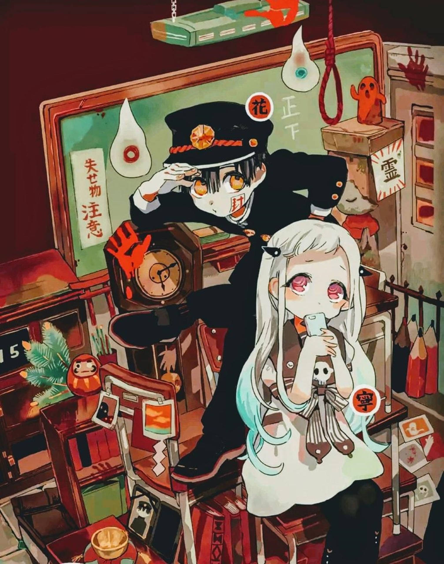 Toilet Bound Hanako And Nene Yashiro Kun 4k Wallpaper