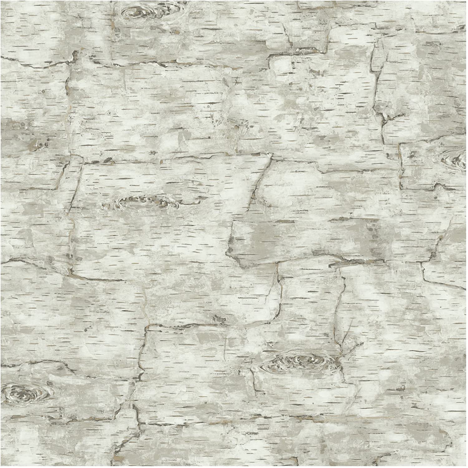 York Wallcoverings Lm7987smp Birch Bark Wallpaper Memo Sample