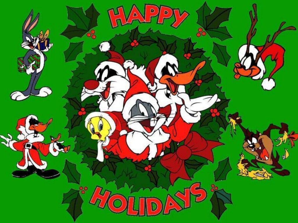 related pictures wallpapers christmas wallpaper looney tunes pictures 1024x768