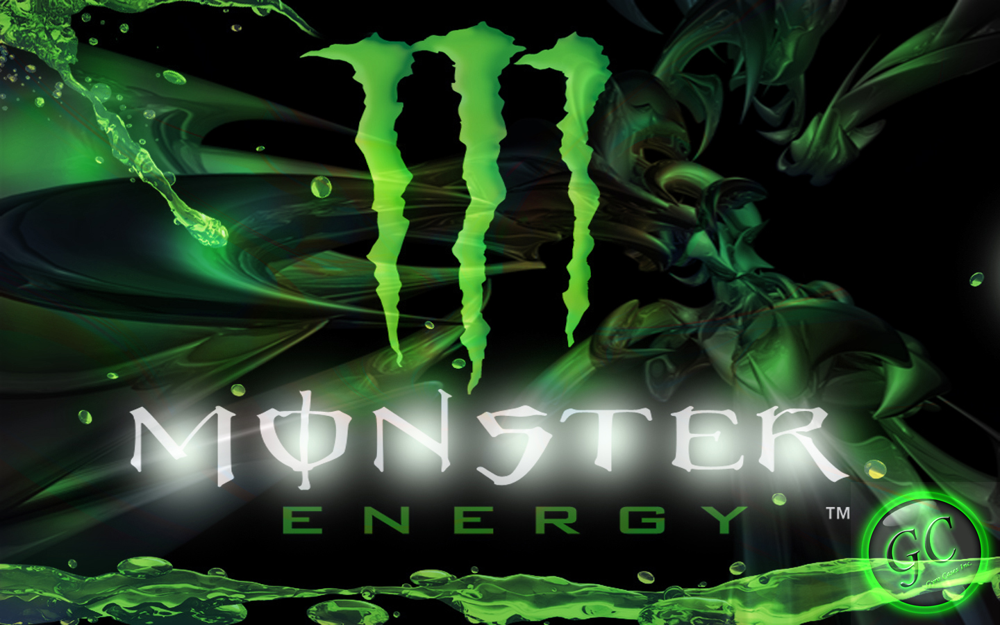 Custom Graphic Design Monster Energy Wallpaper 1440x900