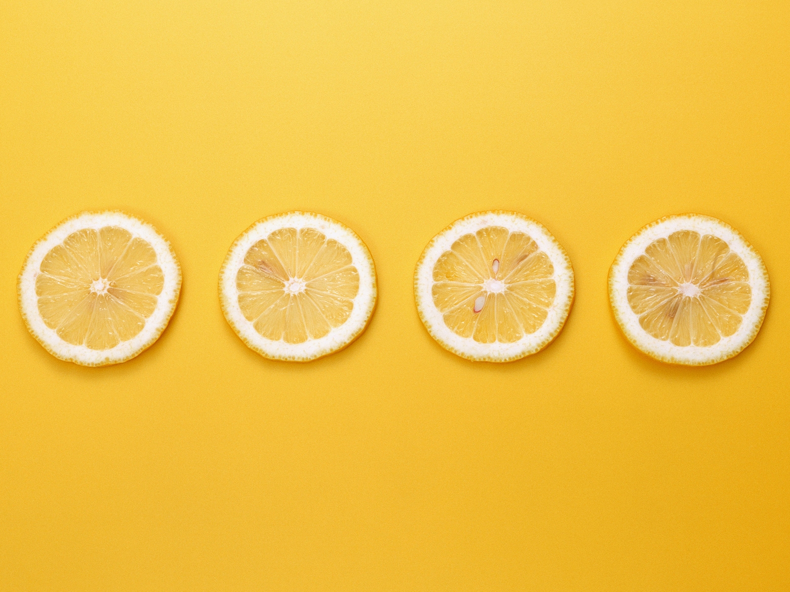 Lemon Slices Wallpaper Stock Photos