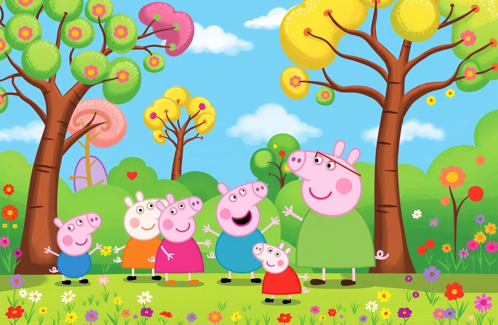 Peppa Pig Hd Wallpaper