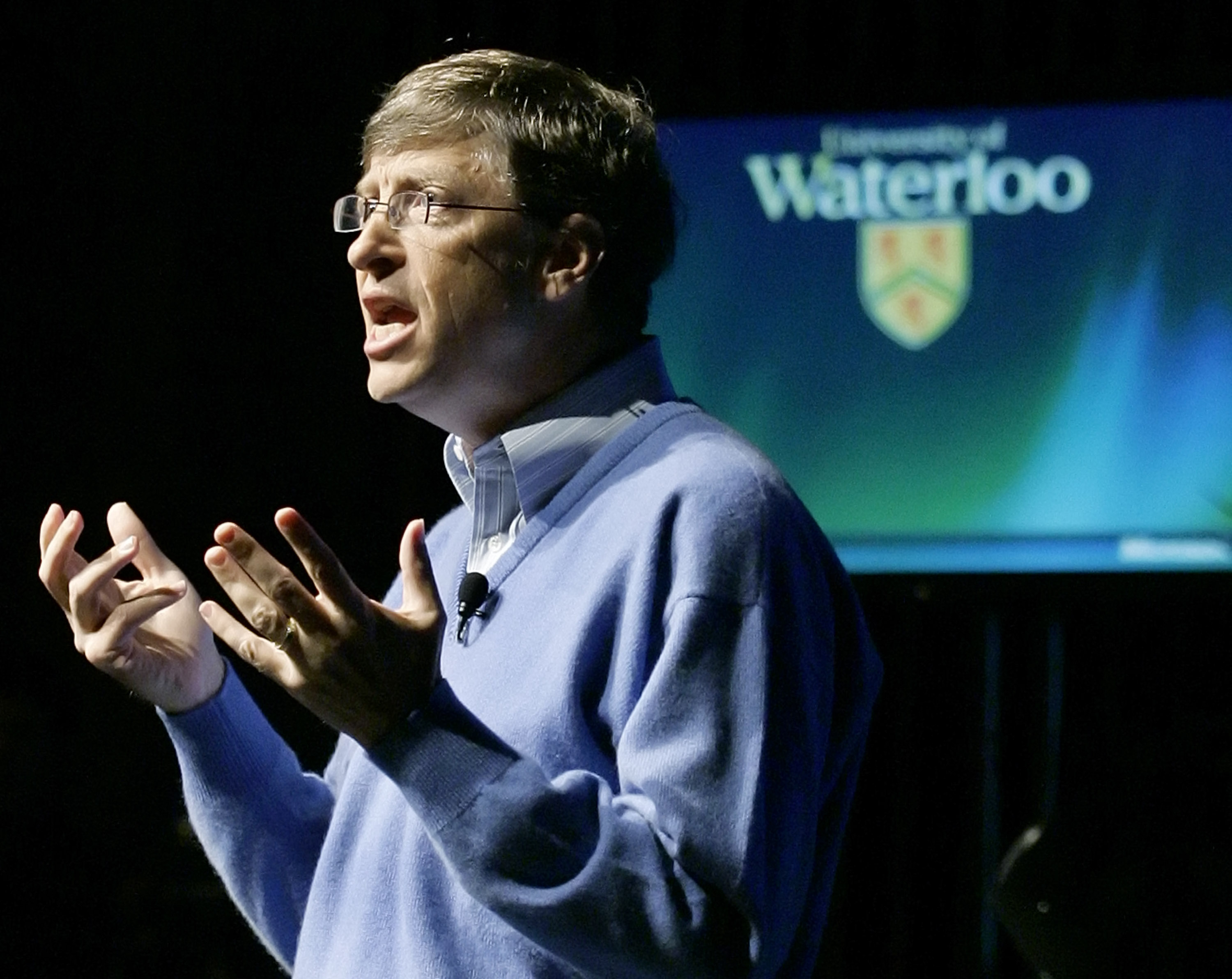 Bill Gates At University Of Waterloo Wallpaper HD