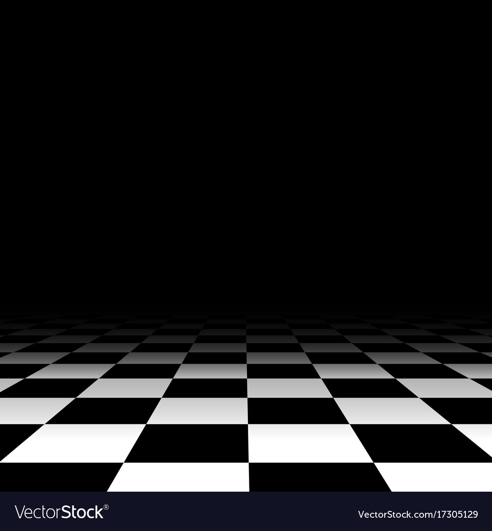 Black And White Chess Floor Background Royalty Vector