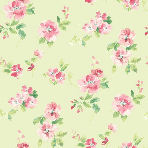 Brewster Home Fashions Captiva Floral Toss Wallpaper