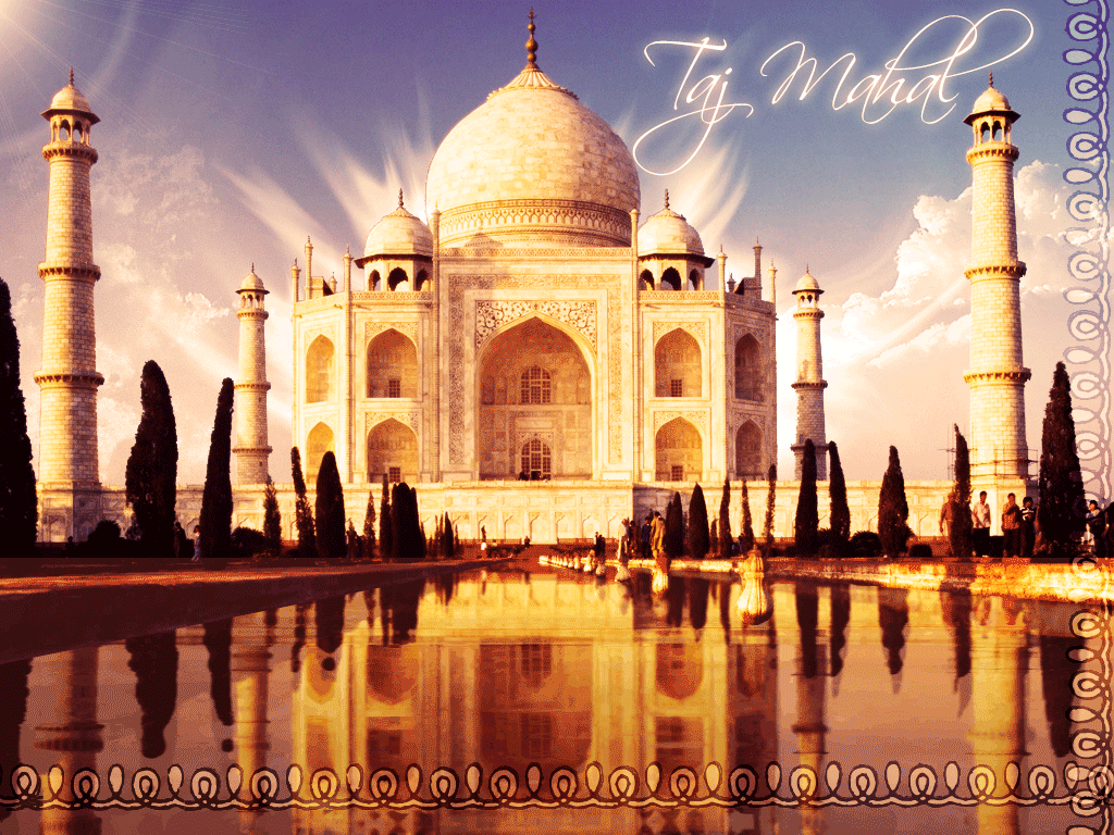 Wallpaper Taj Mahal Online Wonders