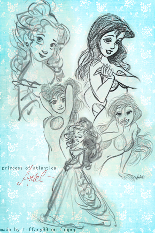 Disney Princess Image Ariel Concept Art HD Wallpaper And Background