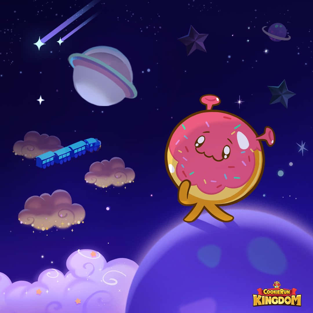 Cartoon Space Background Wallpaper