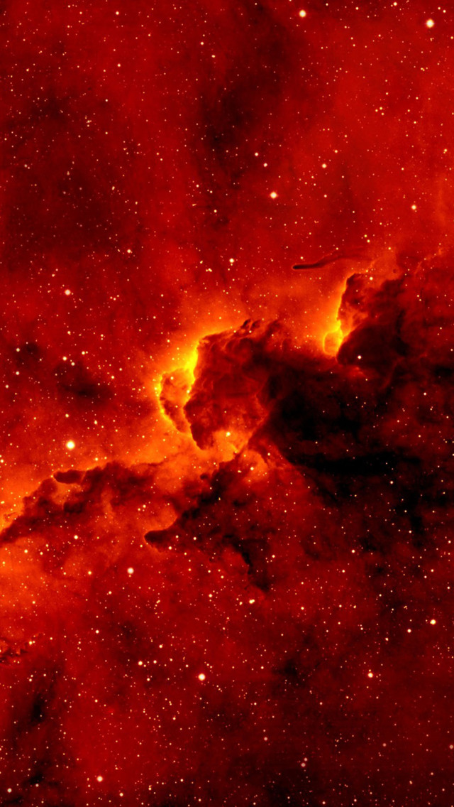 Red Nebula Wallpaper iPhone