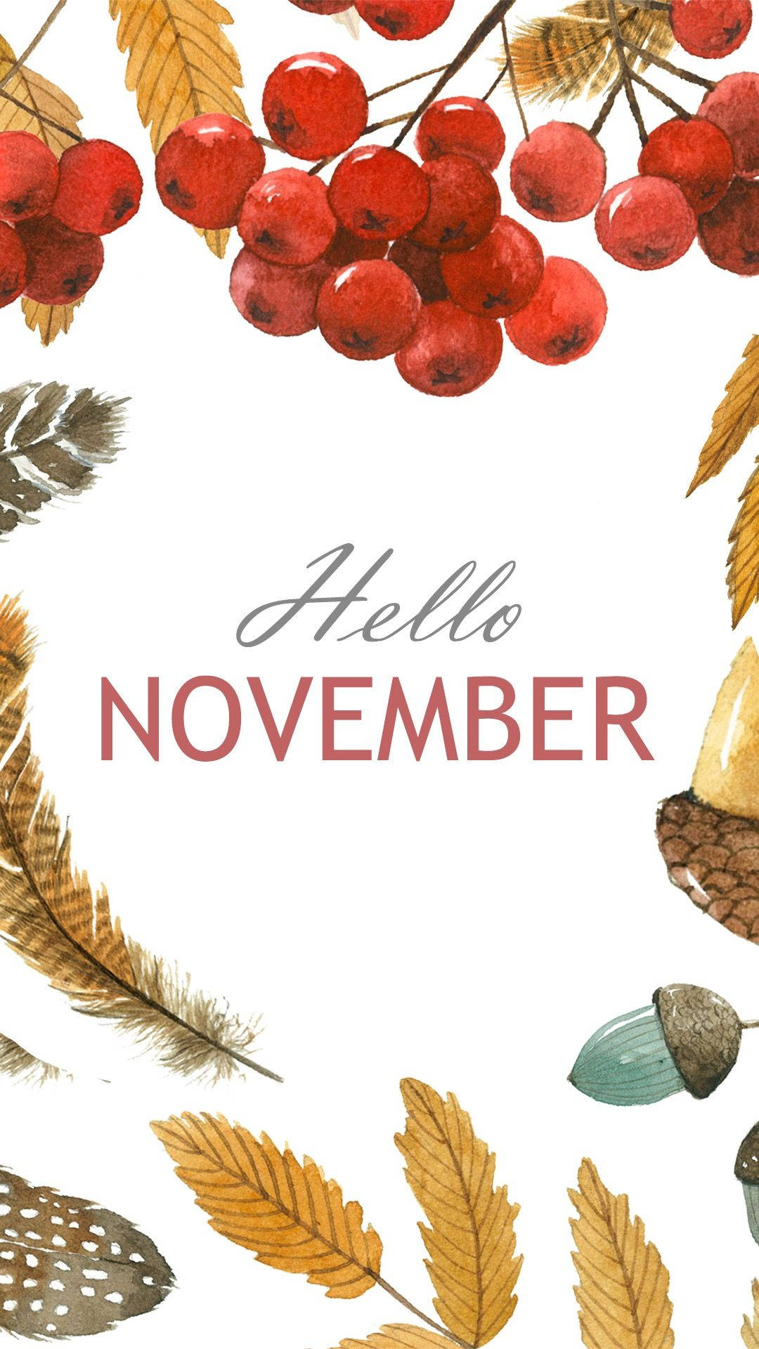 November iPhone Wallpaper