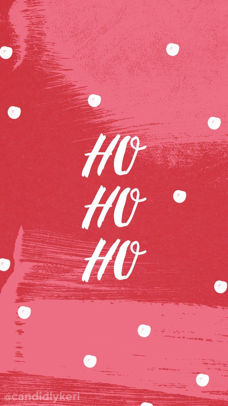 Ho Red Holiday Christmas Background Wallpaper You Can