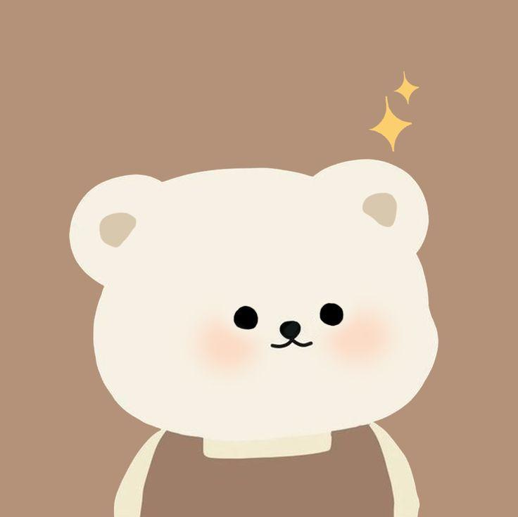 Cute brown bear aesthetic Pin by diririna