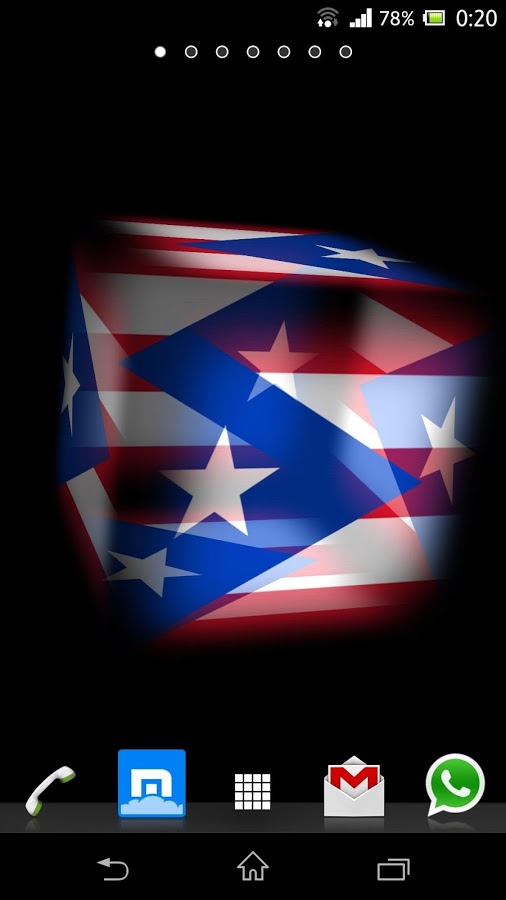3d Puerto Rico Cube Flag Lwp Android Apps On Google Play