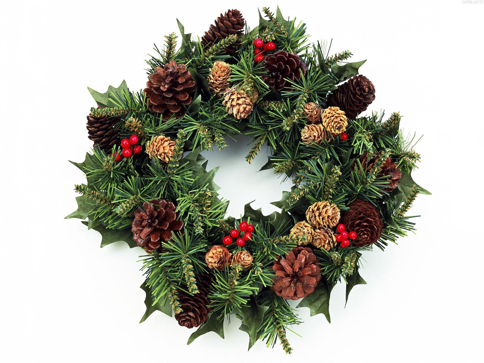 Christmas Wreaths Wallpaper