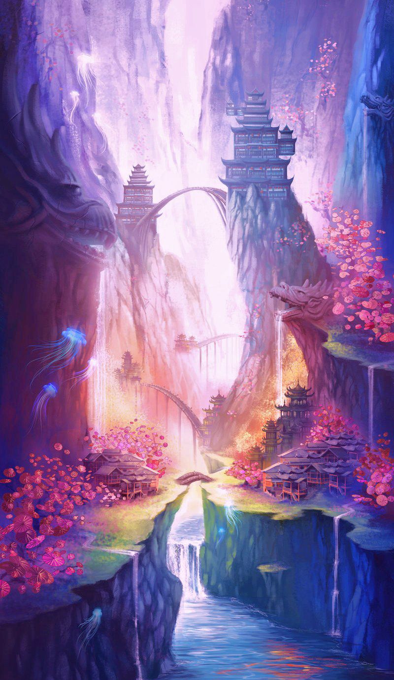 Amy Tgt On Aesthetic In Fantasy Art Landscapes