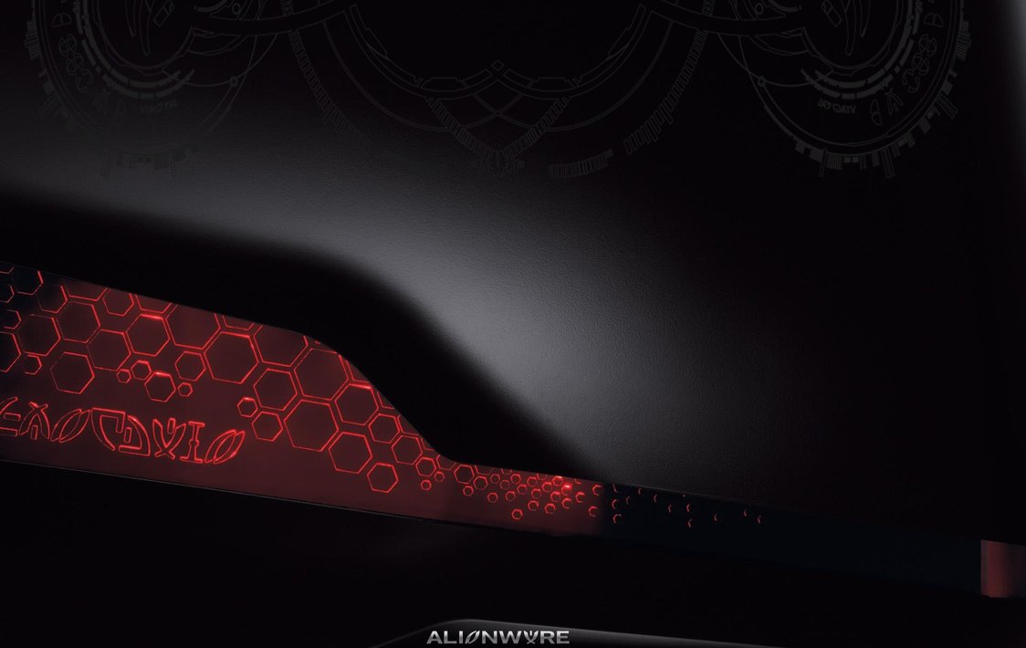 Red Alienware Wallpaper HD