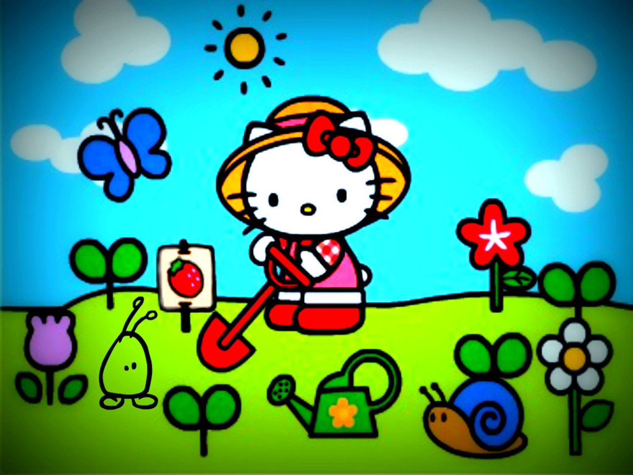 Kittyrulez Hello Kitty Spring Wallpaper