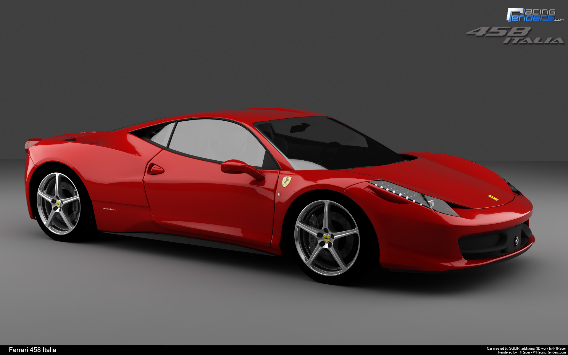 Ferrari Italia HD Wallpaper 1080p