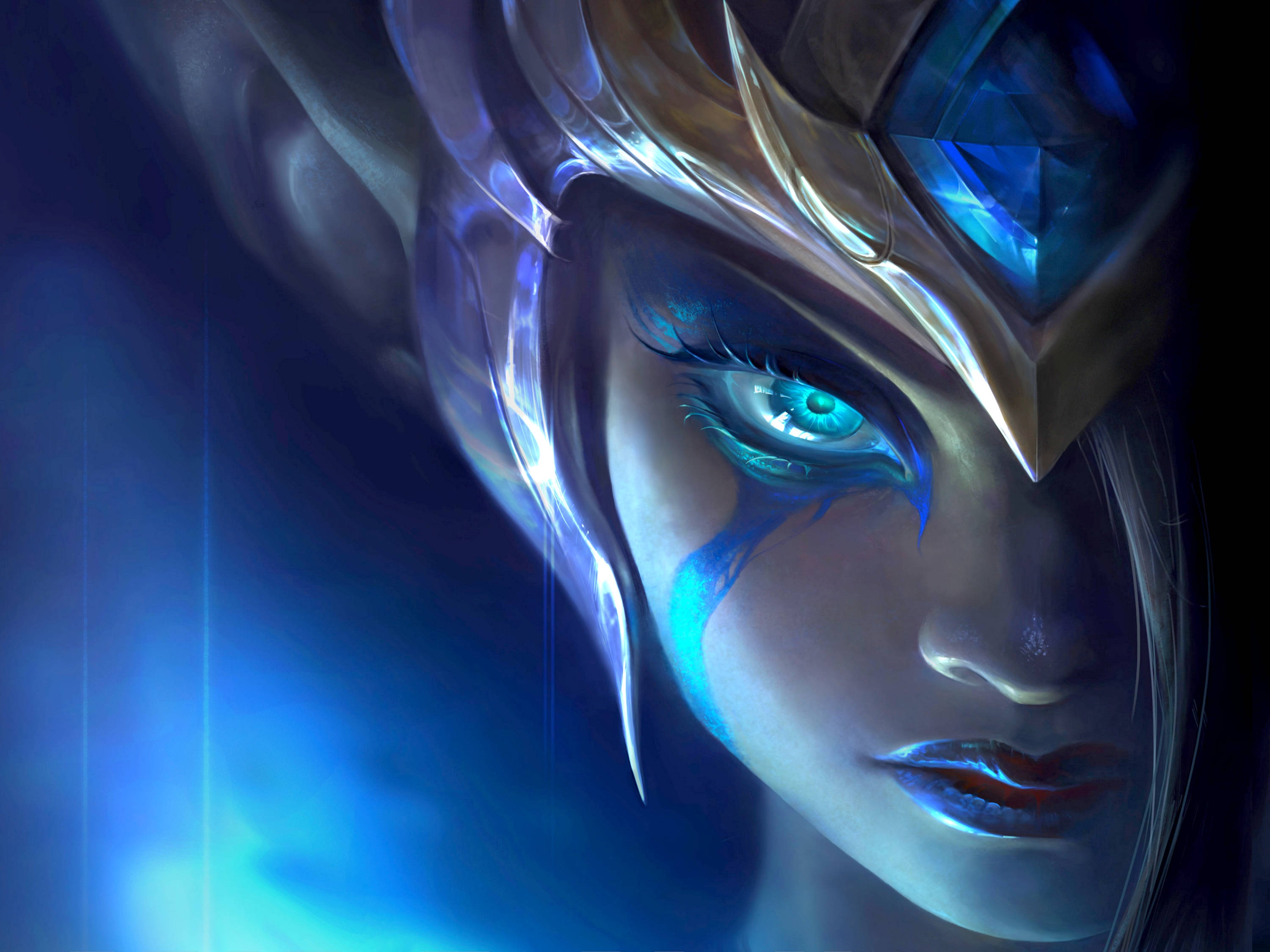 En Erlebedie Fantasie Von 3d League Of Legends Wallpaper