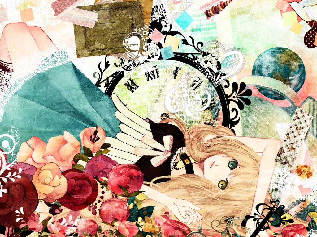 Alice In Wonderland Wallpaper Anime Girls