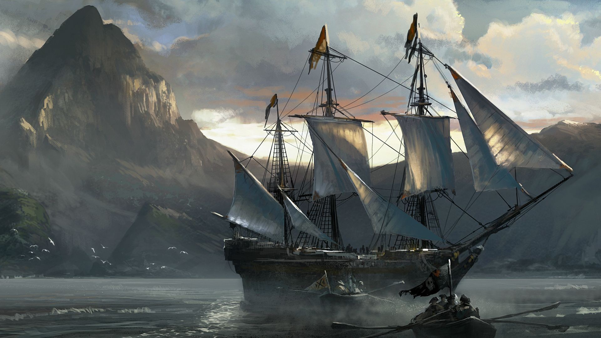 Sailing Ships Wallpaper
