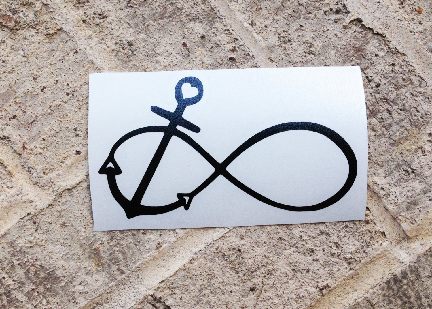 Infinity Symbol With Anchor Background