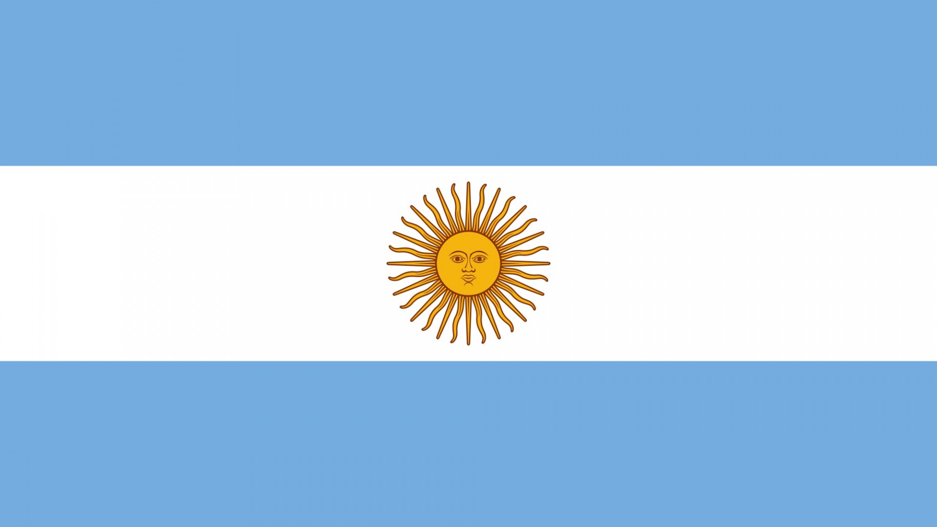 Flag Of Argentina Minimalist Wallpaper