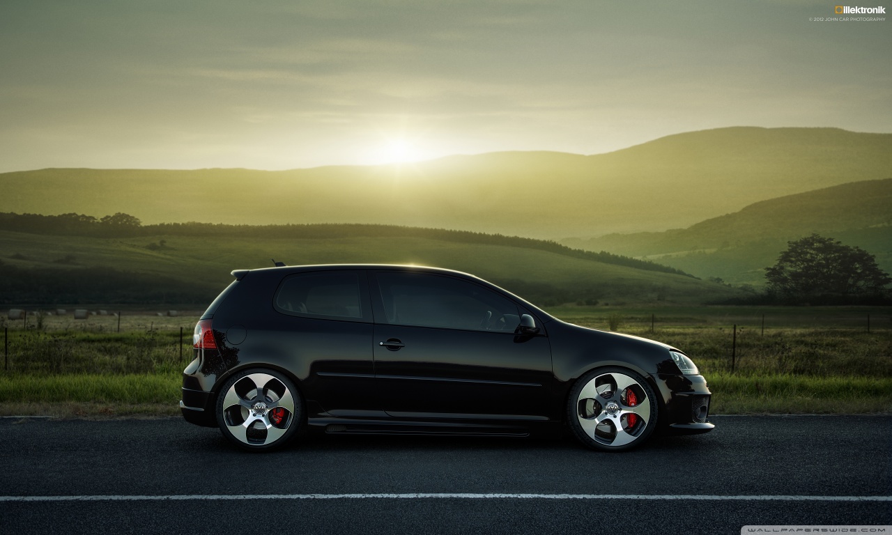 Latest and new sport car wallpapers Volkswagen Golf Gti wallpaper 1280x768