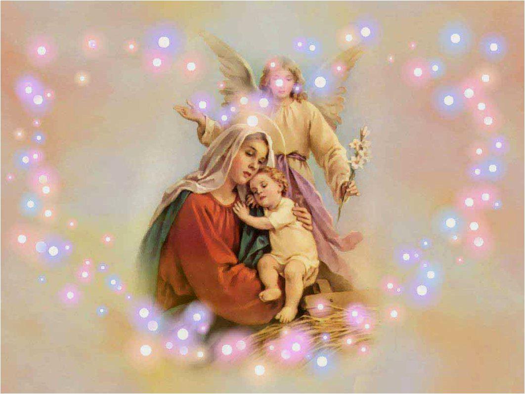 Virgin Mary And Baby Jesus Wallpaper HD